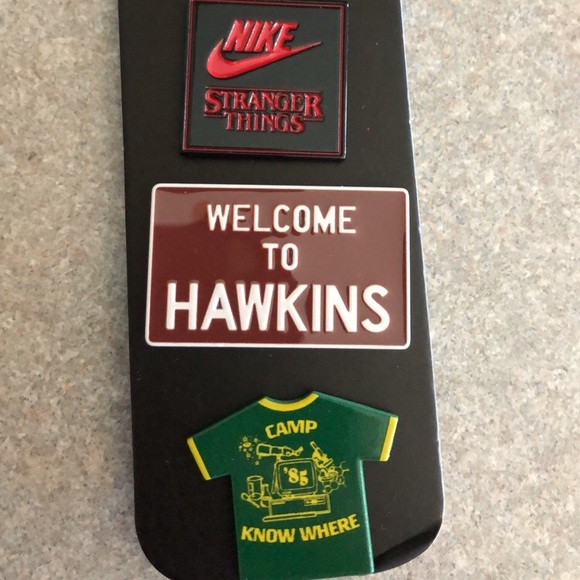stranger things nike pins